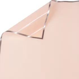   Fólia ív ezüst kerettel 57 x 57cm, 20db - Lakk púder rózsaszín 