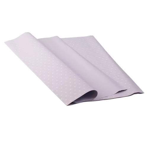 Pici pöttyös fólia ív 58cm x 58cm, 20db - Világos levendula