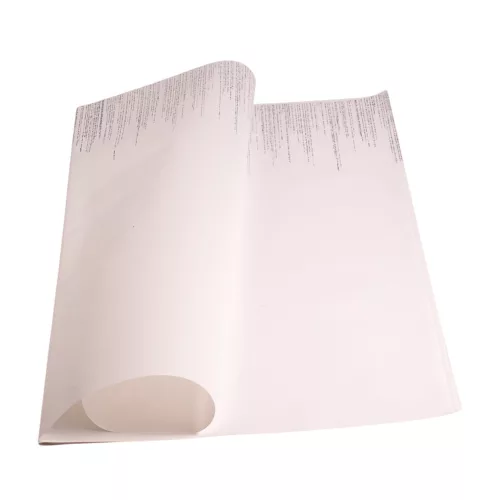 Fólia ív ezüst ragyogással 57 x 57cm, 15db - Fehér
