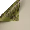 Vintage virágmintás fólia ív 55 x 55cm, 20db - Olivazöld