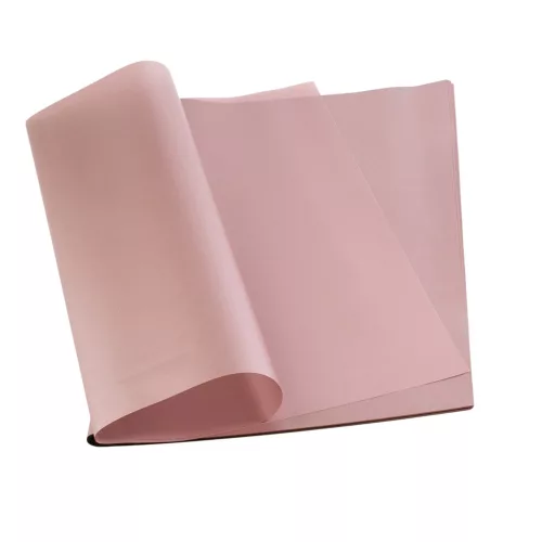 Selyemfényű fólia ív 53 x 53cm, 20db - Világos rose gold