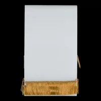 Koszorúszalag fehér 16x220 cm