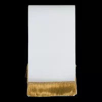 Koszorúszalag fehér 14x220 cm