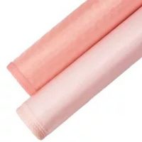 40cm wide organza with sewn edge